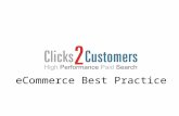 Best practice for e commerce