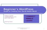 Beginner's WordPress