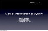 Quick introduction jQuery