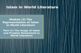 The image of islam and the prophet in world literature