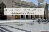 On The Necessity Of Loving The Prophet  (Sallalahu Alaihi Wassalam)