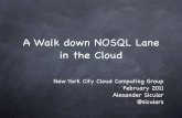 A walk down NOSQL Lane in the cloud