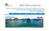 How to use our online booking system on B2B page