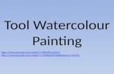Tool watercolour painting power point