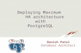 Deploying Maximum HA Architecture With PostgreSQL