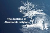 The doctrine of Abrahamic religions