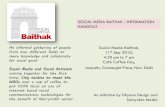 Social media baithak: Information Handout and reports