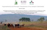 Trypanotolerance and phenotypic characteristics of four Ethiopian cattle breeds