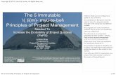 Immutable principles of project management (fw pmi)(v4)