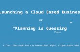 Max-Michael Mayer - Launching a Cloud Based Business