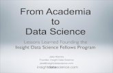 Insight Data Science - Data Driven NYC