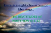 Here Are Eight Characters Of Blessings!