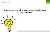 7 elements of a website designed for impact