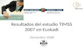 Resultados Timss 2007 En Euskadi