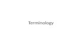 Terminology finish