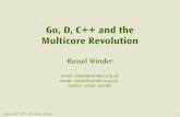ACCU 2012:  Go, D, C++ and The Multicore Revolution