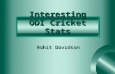 Cricket Statistics - for Indian Fans