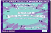Workbook In Solving Algebraic Expressions