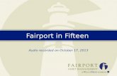 Fairport in Fifteen - October17, 2013