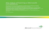 Value Of Earning A Microsoft Competency Guide