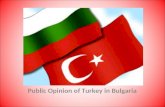 Public Opinion of Turkey in Bulgaria