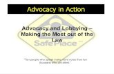 Advocacy and Lobbying: Making the Most of the Law