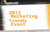 thunder::tech - Marketing Trends event