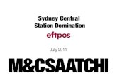 eftpos Station Domination, 2011- Sydney Central