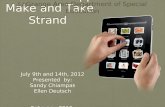 Make and take educational apps strand