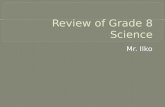 Review of grade 8 science blog