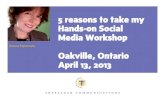 5 reasons to take Donna Papacosta's social media workshop