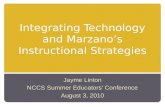 Integrating Technology & Marzano's Instructional Strategies