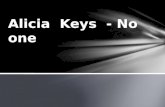 Alicia  keys - No One Video Analysis