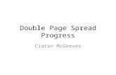 Double page spread progress