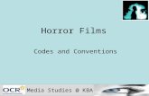 Codes and conventions in Horror Films