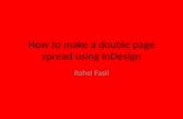 How to make a double page spread
