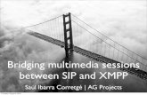 Bridging Multimedia Sessions between SIP and XMPP