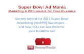 Super Bowl Ad Mania 2011