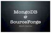 MongoDB @ SourceForge
