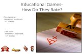 Educational Games Rating System: Suggested Criteria