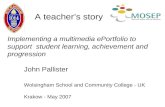 Implementing a multimedia ePortfolio to support  student learning, achievement and progression