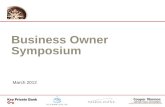 Idaho Business Owners Symposium 03 2012