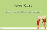 Home Care - What You Should Know