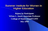 Institute for Women in Higher Education