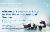 Alliance Best Practice Benchmarking Offering Pharma Sector