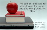 The use of Podcasts for developin listening and speaking skills for ELLs