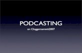 Podcasting Cloggersummit