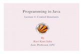 Control structures in Java
