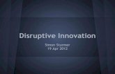 BWD Apr 2012 - Disruptive innovation