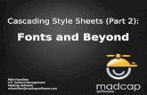 Cascading Style Sheets (Part 2): Fonts and Beyond